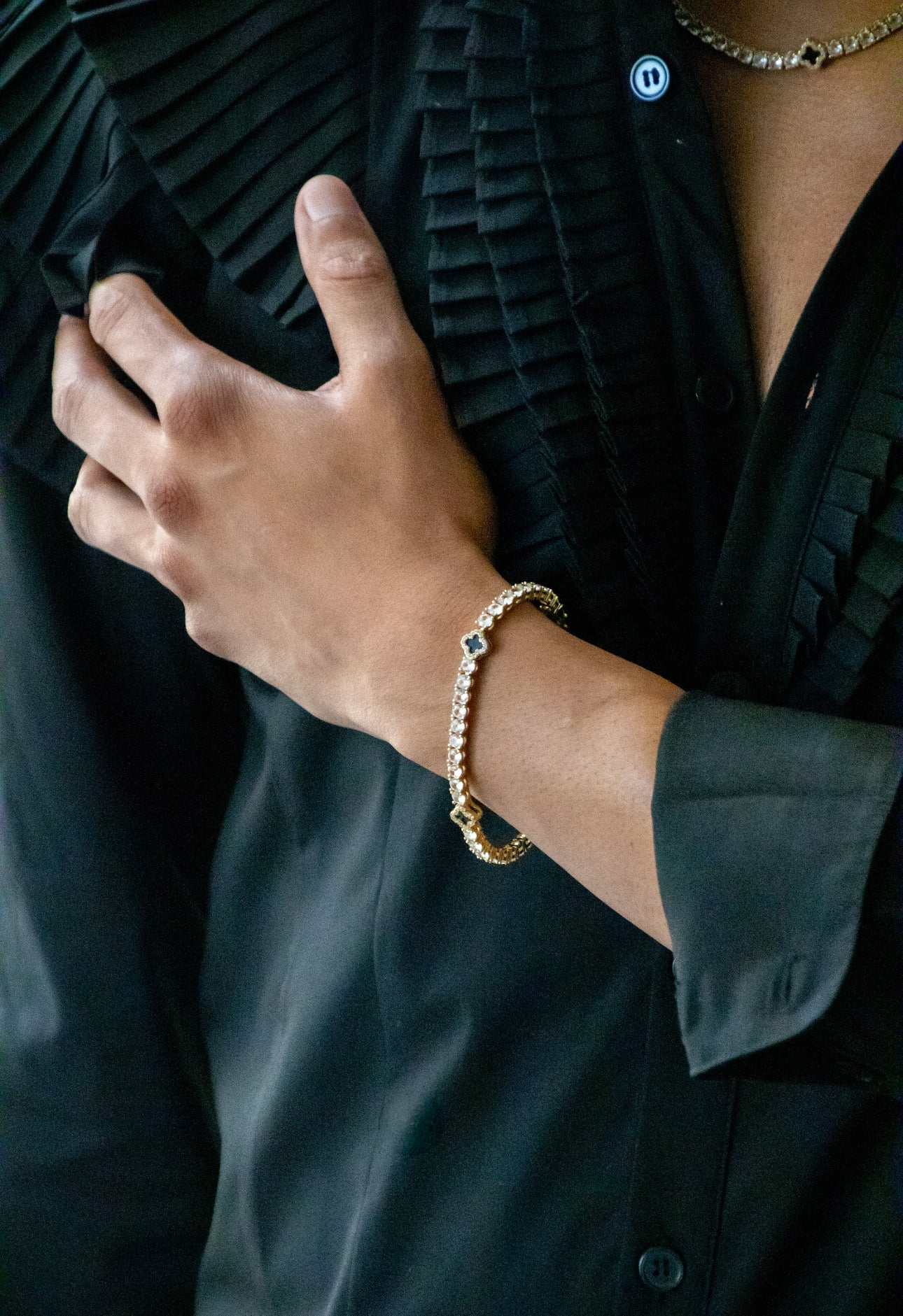 HALO GOLD BRACELET