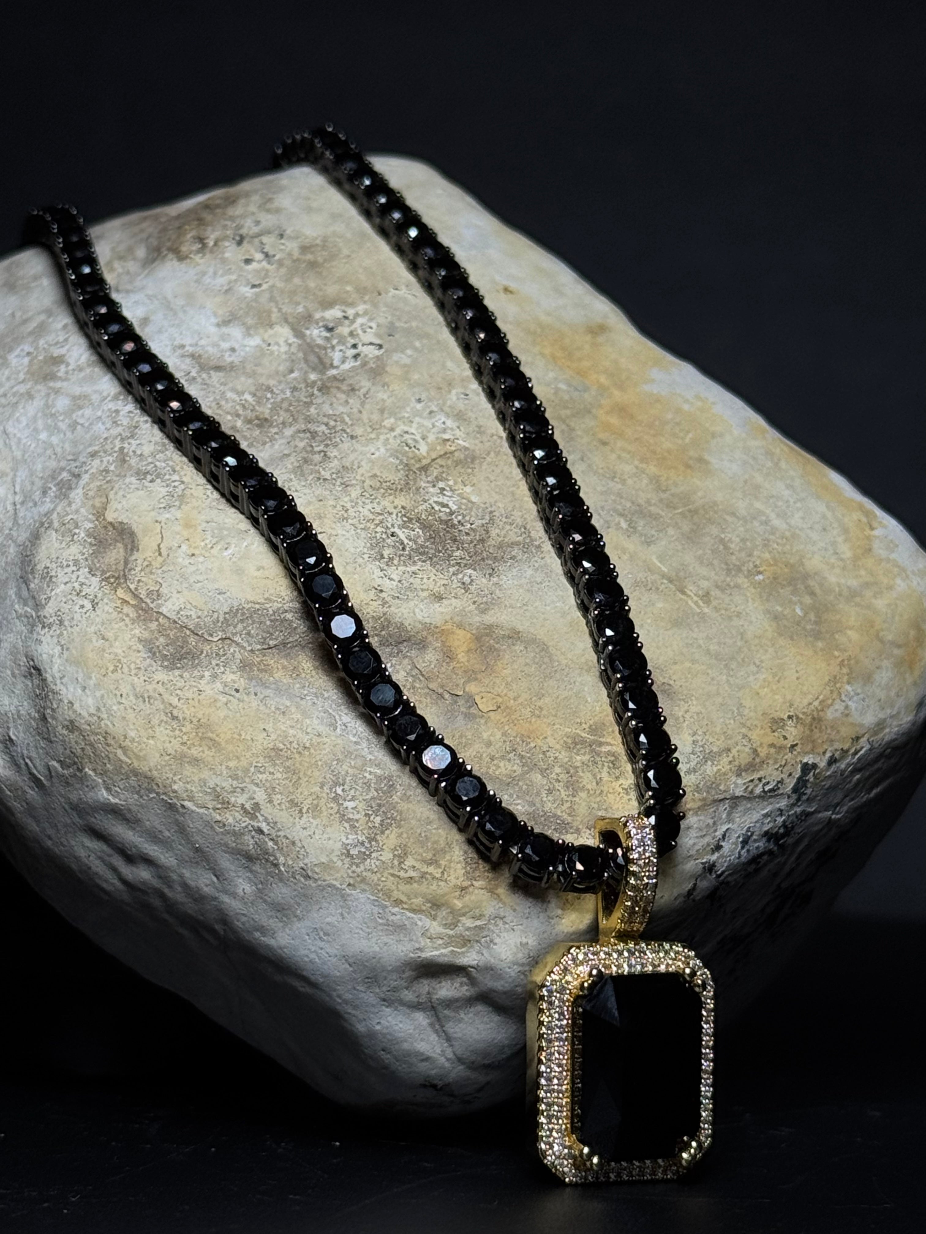MIDNIGHT OBSIDIAN PENDANT – NXT GEMS
