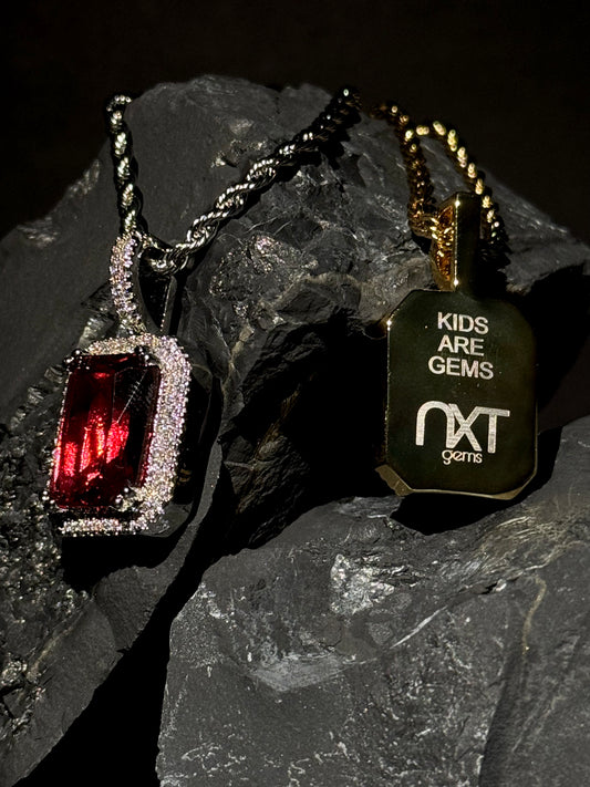 KIDS ARE GEMS RUBY PENDANT