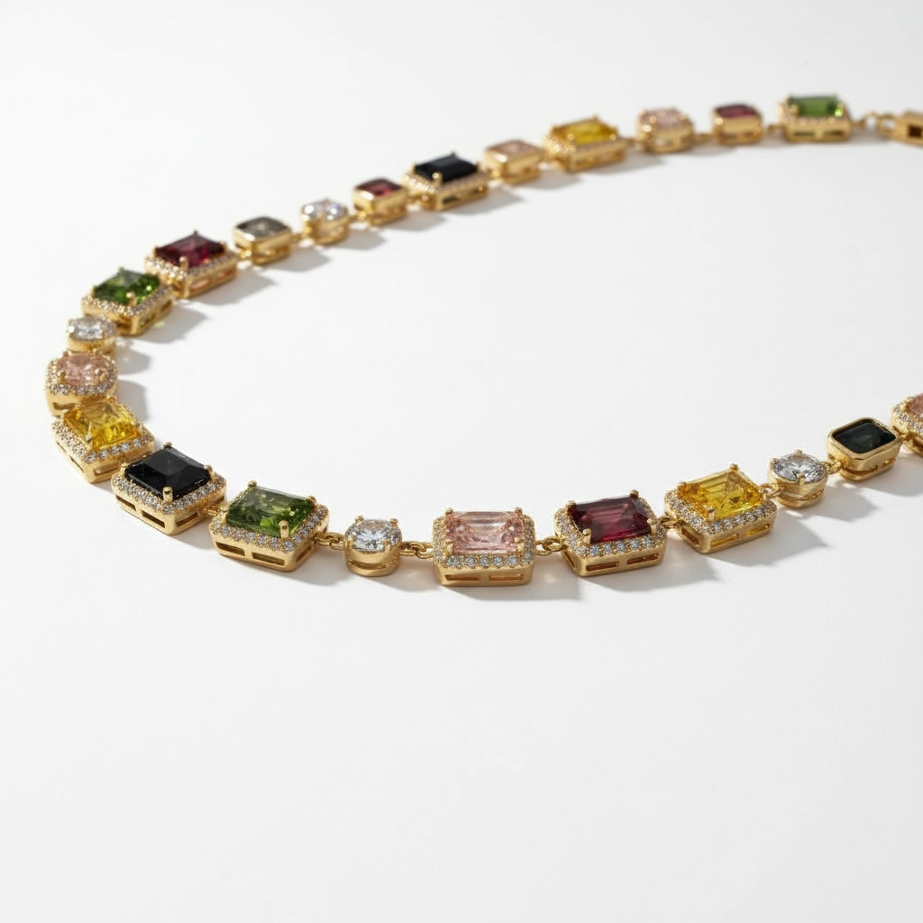 APOLLO GEM STONES NECKLACE