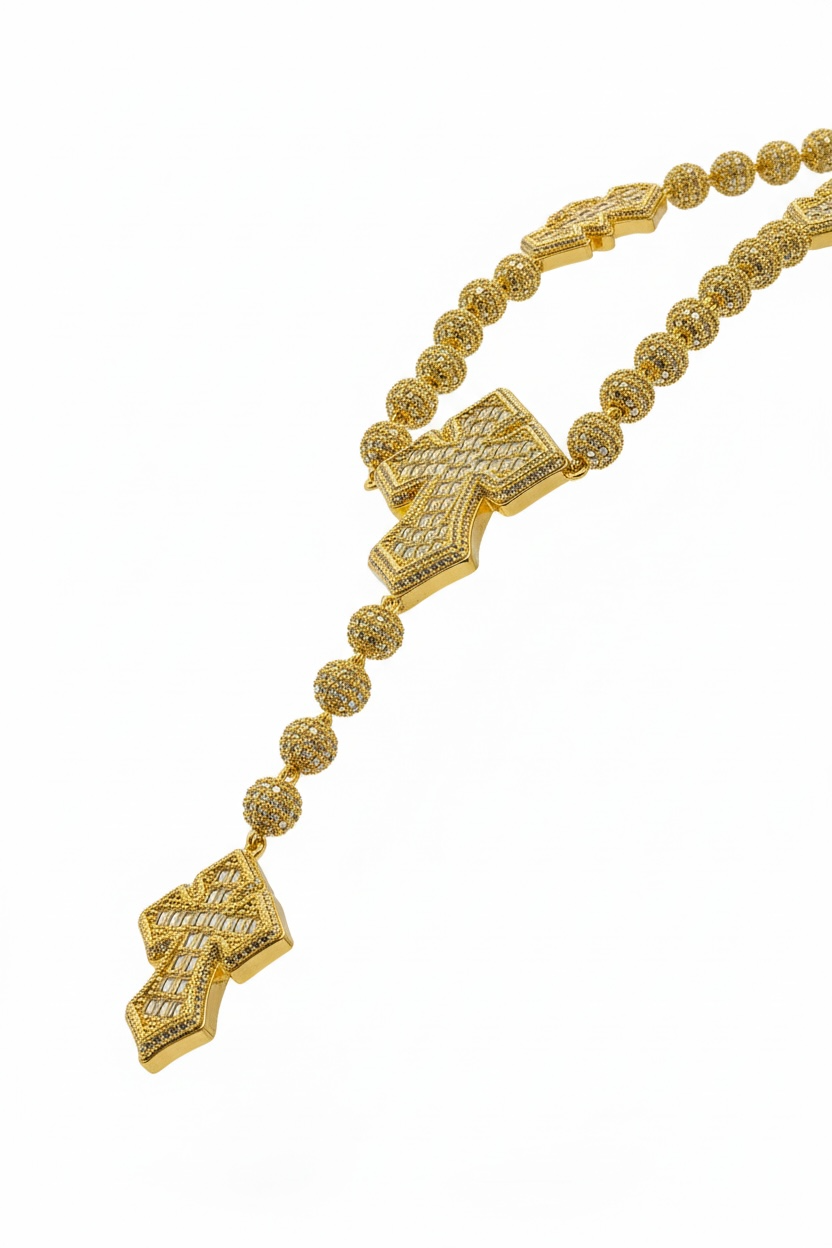 CIELO ROSARY NECKLACE