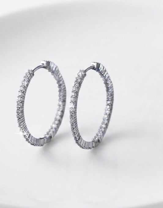 ALTURA DIAMONDS HOOPS