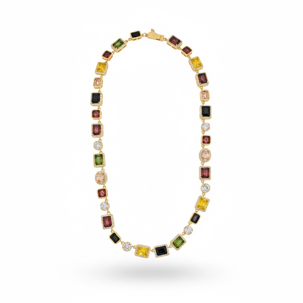 APOLLO GEM STONES NECKLACE
