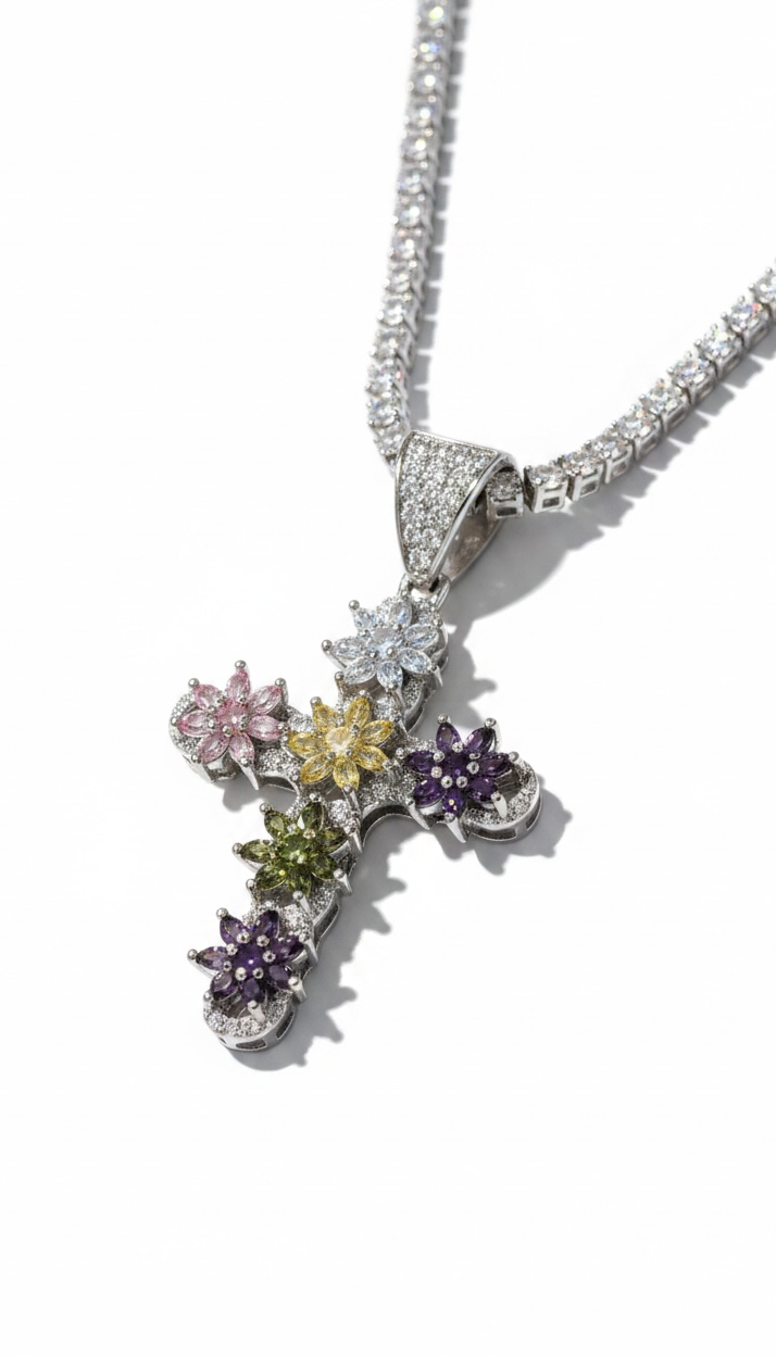 ZIPA CROSS NECKLACE
