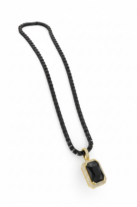 MIDNIGHT OBSIDIAN PENDANT