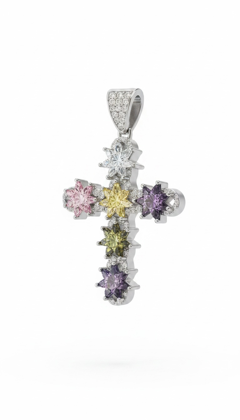 ZIPA CROSS NECKLACE