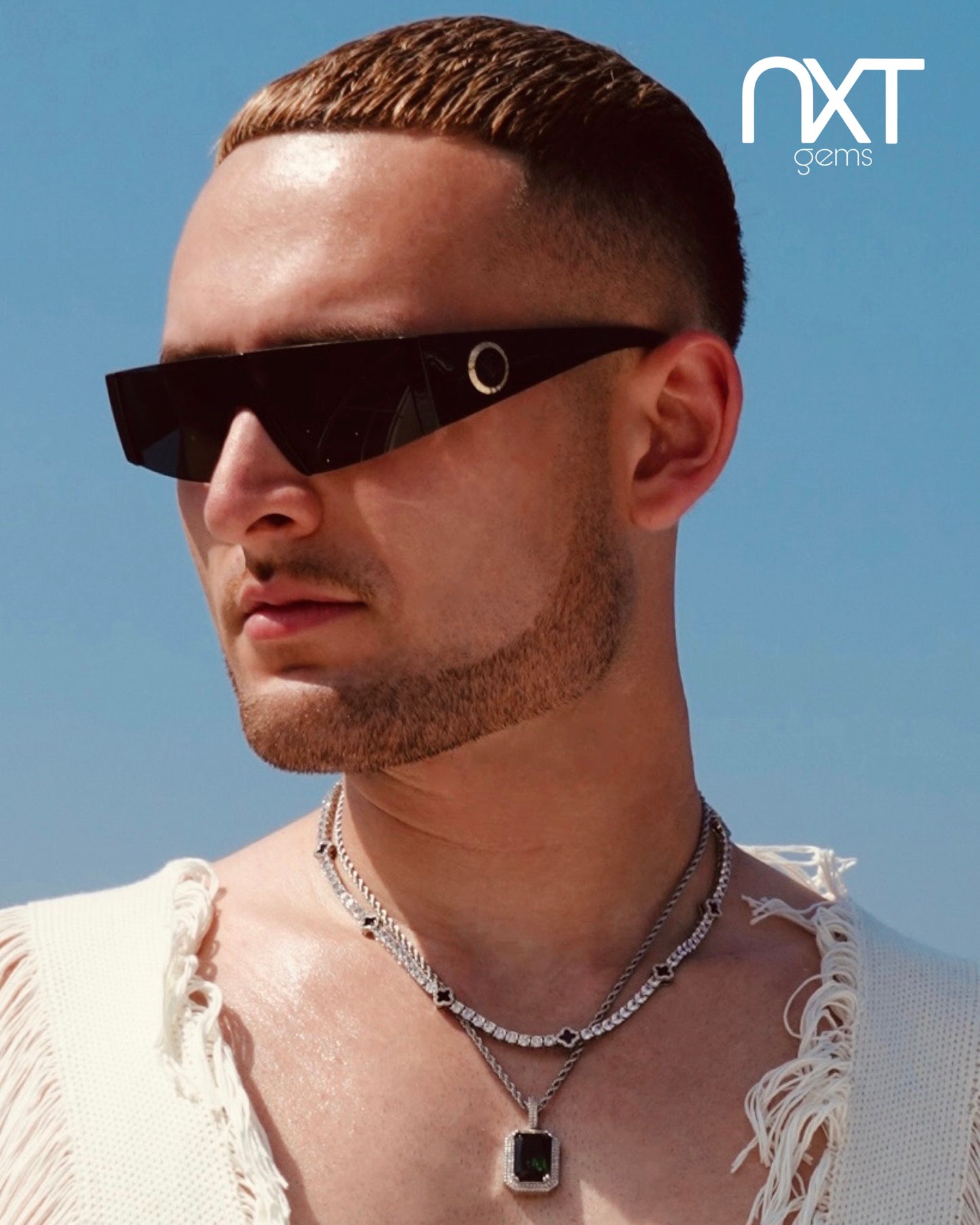 HALO SILVER NECKLACE