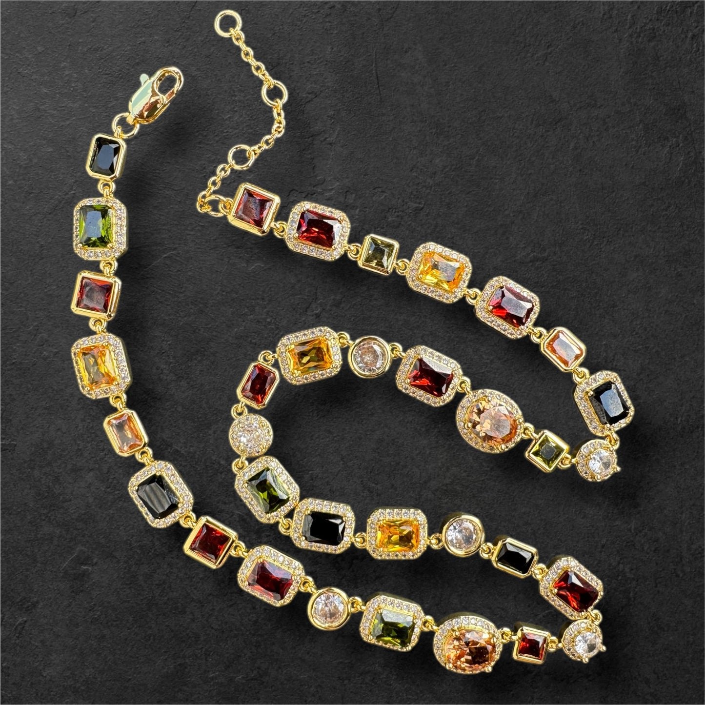 APOLLO GEM STONES NECKLACE